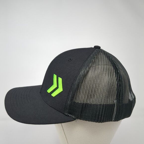 NexTitle Snapback Mesh Back Trucker Hat Black One Size Richardson - Picture 3 of 10